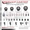 Service Caster 4'' Maroon Poly Wheel Swivel 7/16'' Stem Caster with Total Lock Brake SCC-GRTTL20S414-PPUB-MRN-716138 - alternate 2